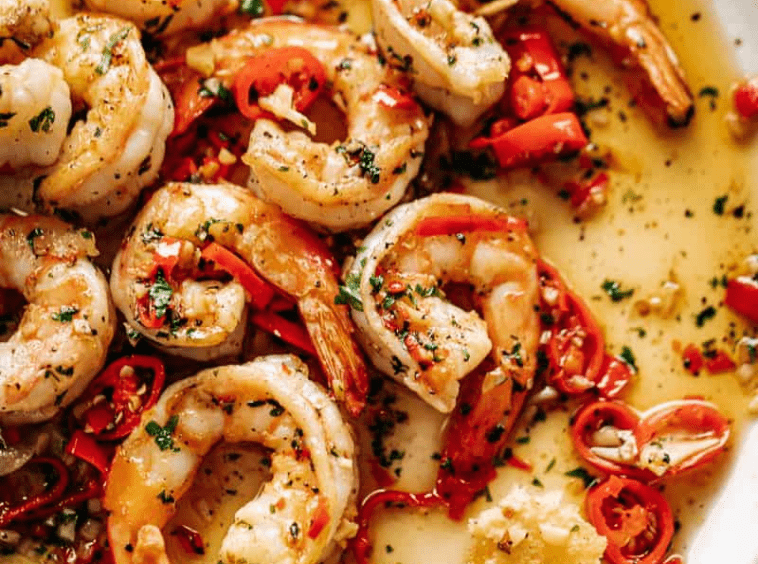 Chili Garlic Butter Shrimp