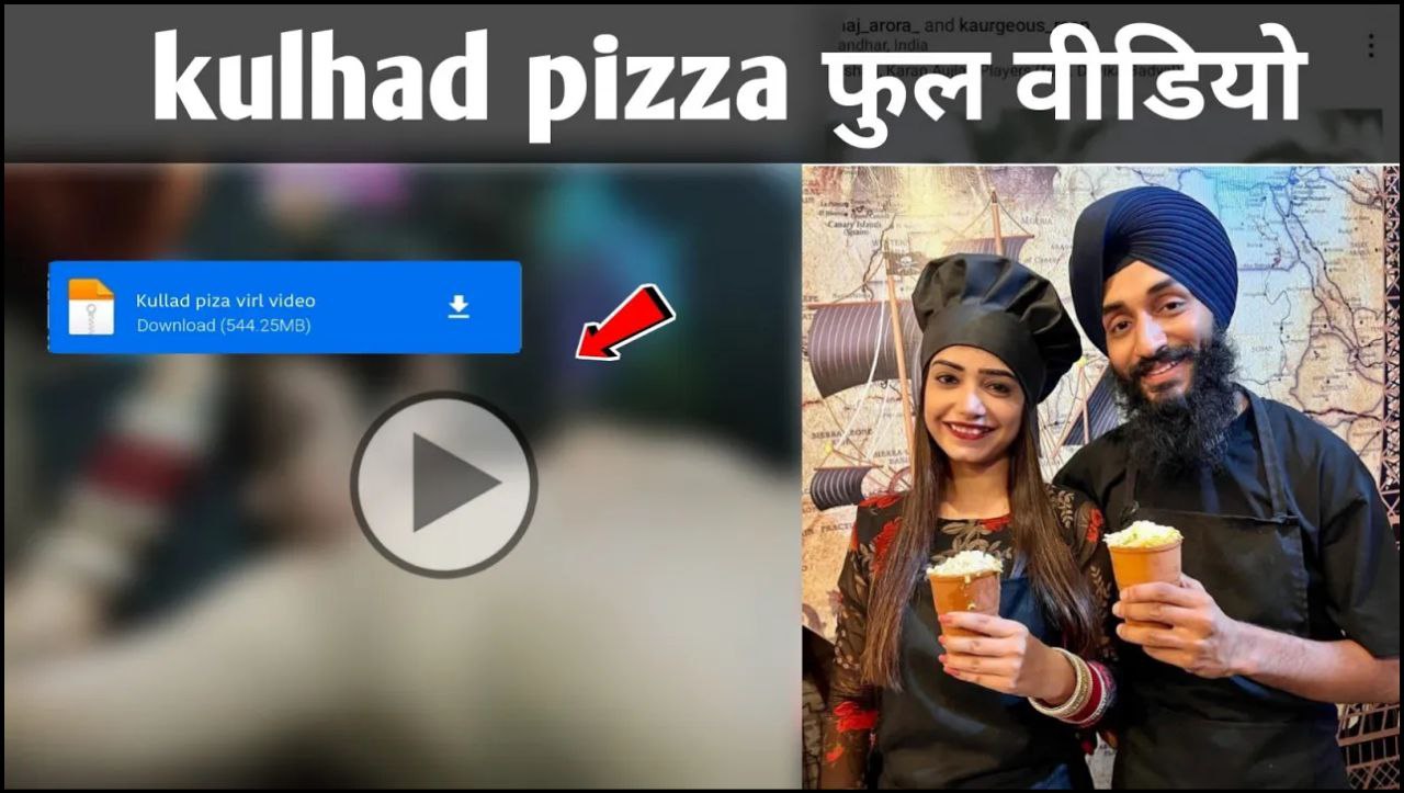 kulhad pizza couple video viral