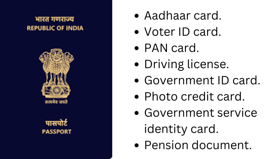 required document for apply indian passport